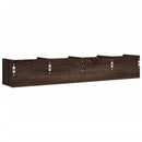vidaXL barna tölgy színű szerelt fa faliszekrény 99x18x16,5 cm