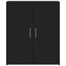 vidaXL fekete szerelt fa tálalószekrény 60 x 31 x 70 cm