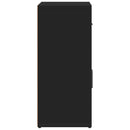 vidaXL fekete szerelt fa tálalószekrény 60 x 31 x 70 cm