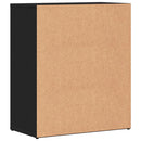 vidaXL fekete szerelt fa tálalószekrény 60 x 31 x 70 cm