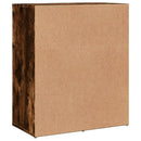 vidaXL füstös tölgy színű szerelt fa tálalószekrény 60 x 31 x 70 cm