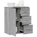 vidaXL szürke sonoma színű szerelt fa tálalószekrény 60 x 31 x 70 cm