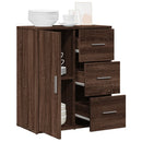 vidaXL barna tölgy színű szerelt fa tálalószekrény 60 x 31 x 70 cm