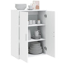 vidaXL fehér szerelt fa tálalószekrény 60 x 31 x 84 cm