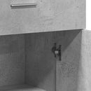 vidaXL betonszürke szerelt fa tálalószekrény 60 x 30 x 84 cm