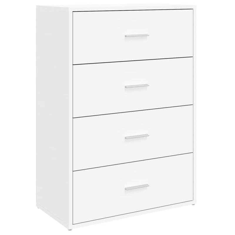 vidaXL fehér szerelt fa tálalószekrény 60 x 31 x 84 cm