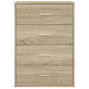 vidaXL sonoma tölgy színű szerelt fa tálalóasztal 60 x 31 x 84 cm