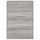 vidaXL szürke sonoma színű szerelt fa tálalószekrény 60 x 31 x 84 cm