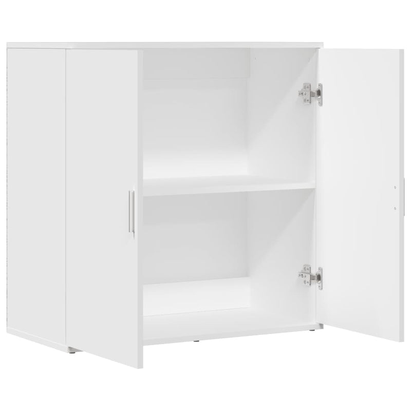 vidaXL fehér szerelt fa tálalószekrény 79 x 38 x 80 cm