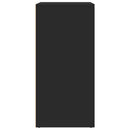 vidaXL fekete szerelt fa tálalószekrény 79 x 38 x 80 cm