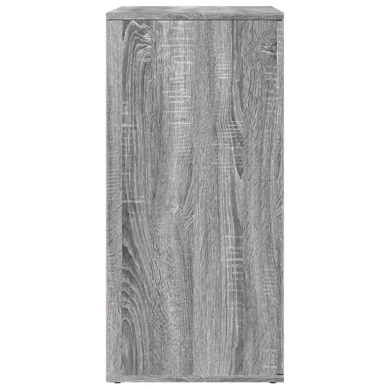 vidaXL szürke sonoma színű szerelt fa tálalószekrény 79 x 38 x 80 cm