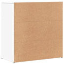 vidaXL fehér szerelt fa tálalószekrény 79 x 38 x 80 cm