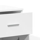 vidaXL fehér szerelt fa tálalószekrény 79 x 38 x 80 cm