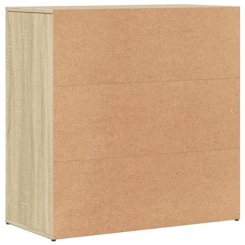 vidaXL sonoma tölgy színű szerelt fa tálalóasztal 79 x 38 x 80 cm