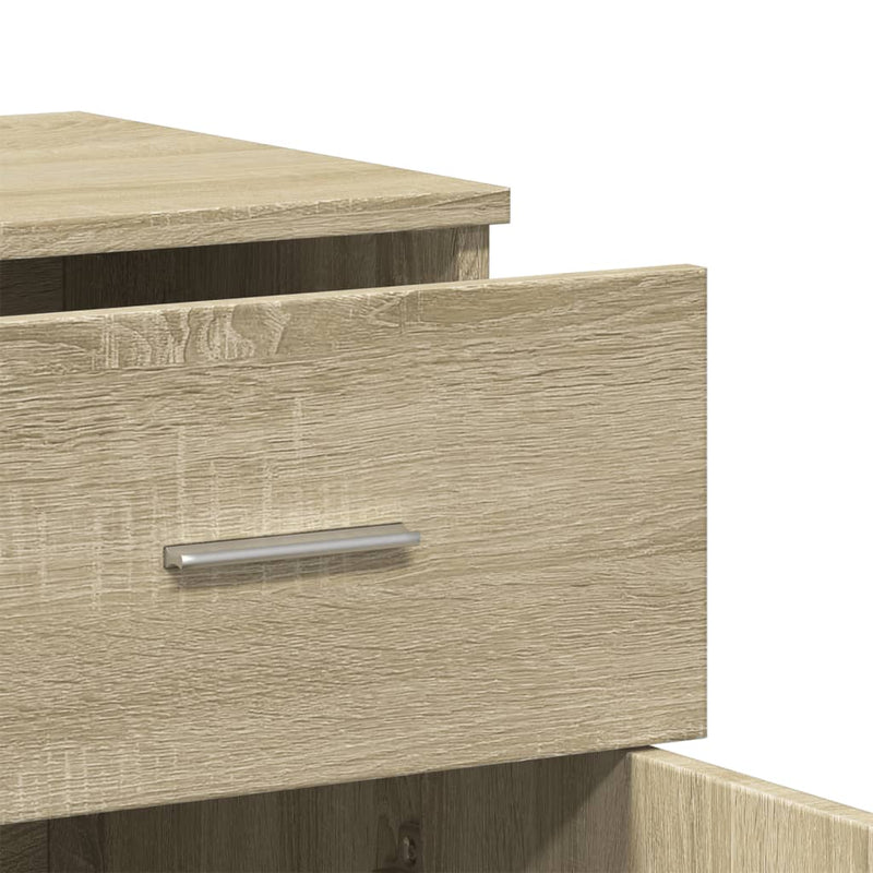 vidaXL sonoma tölgy színű szerelt fa tálalóasztal 79 x 38 x 80 cm