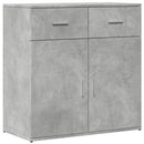 vidaXL betonszürke szerelt fa tálalószekrény 79 x 38 x 80 cm