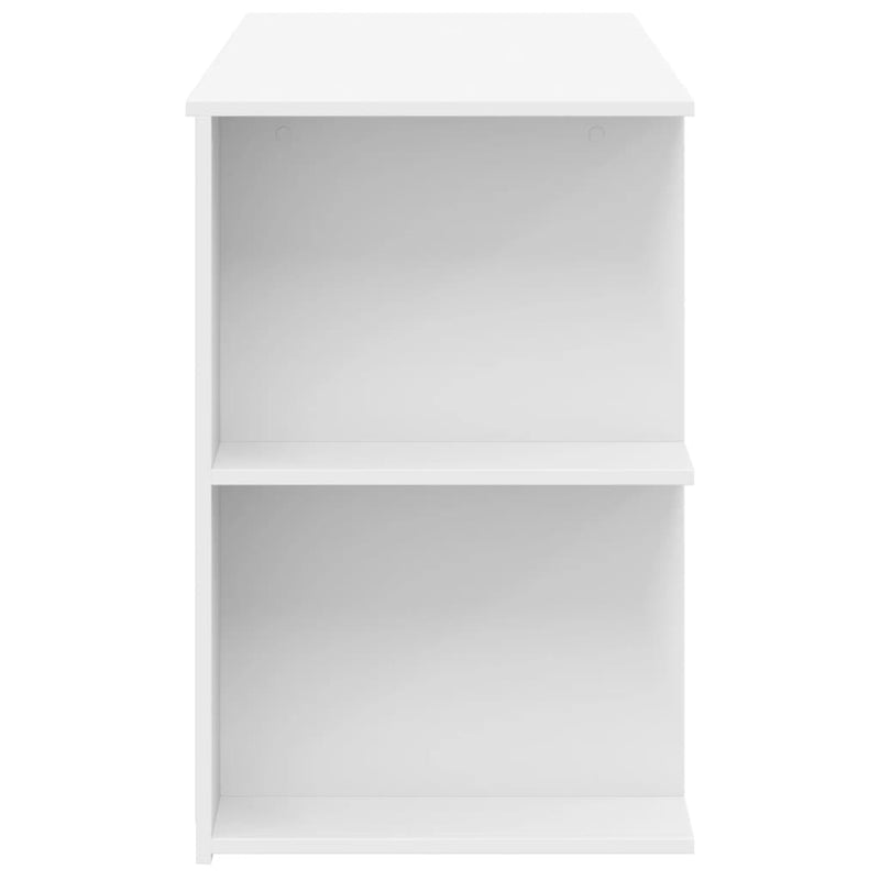 vidaXL fehér szerelt fa íróasztal 140 x 50 x 75 cm