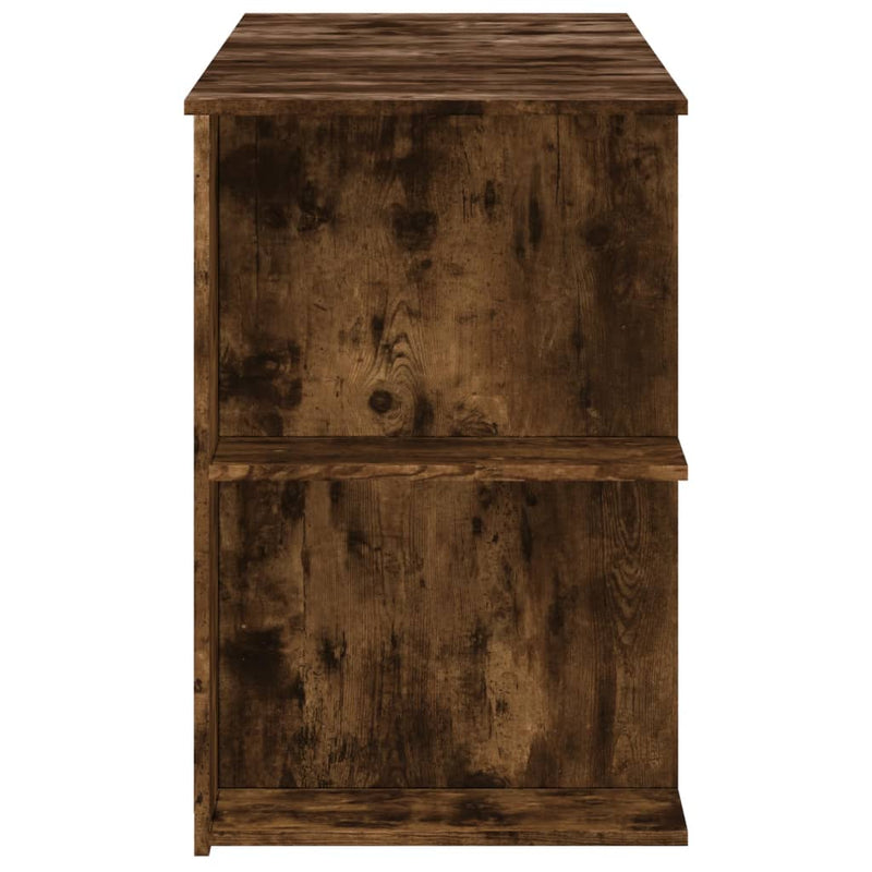 vidaXL füstös tölgy színű szerelt fa íróasztal 140x50x75 cm