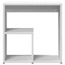 vidaXL 2 db fehér szerelt fa kisasztal 50 x 30 x 50 cm
