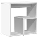 vidaXL 2 db fehér szerelt fa kisasztal 50 x 30 x 50 cm