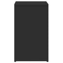 vidaXL fekete szerelt fa kisasztal 50 x 30 x 50 cm