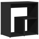 vidaXL fekete szerelt fa kisasztal 50 x 30 x 50 cm