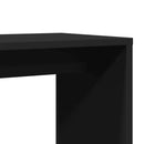 vidaXL fekete szerelt fa kisasztal 50 x 30 x 50 cm