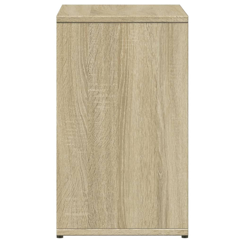 vidaXL sonoma tölgy színű szerelt fa kisasztal 50 x 30 x 50 cm