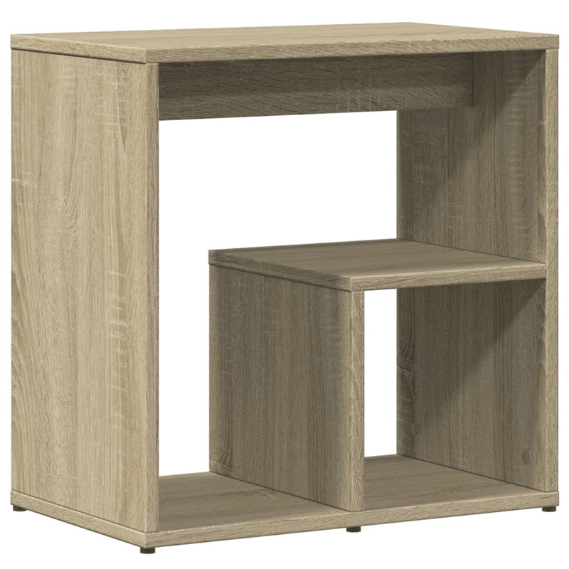 vidaXL sonoma tölgy színű szerelt fa kisasztal 50 x 30 x 50 cm