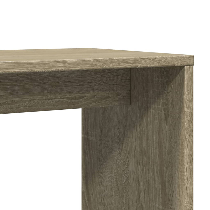 vidaXL sonoma tölgy színű szerelt fa kisasztal 50 x 30 x 50 cm