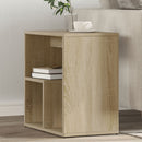 vidaXL 2 db sonoma tölgy színű szerelt fa kisasztal 50 x 30 x 50 cm