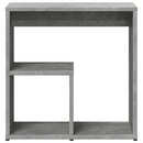 vidaXL 2 db betonszürke szerelt fa kisasztal 50x30x50 cm