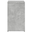 vidaXL 2 db betonszürke szerelt fa kisasztal 50x30x50 cm