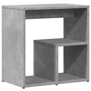 vidaXL 2 db betonszürke szerelt fa kisasztal 50x30x50 cm