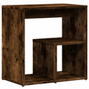 vidaXL 2 db füstös tölgy színű szerelt fa kisasztal 50x30x50 cm