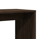 vidaXL 2 db barna tölgyszínű szerelt fa kisasztal 50x30x50 cm