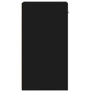 vidaXL fekete szerelt fa éjjeliszekrény 35 x 34 x 65 cm