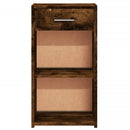 vidaXL füstös tölgy színű szerelt fa éjjeliszekrény 35 x 34 x 65 cm