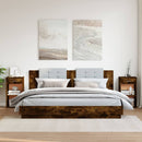 vidaXL 2 db füstös tölgy színű szerelt fa éjjeliszekrény 35x34x65 cm