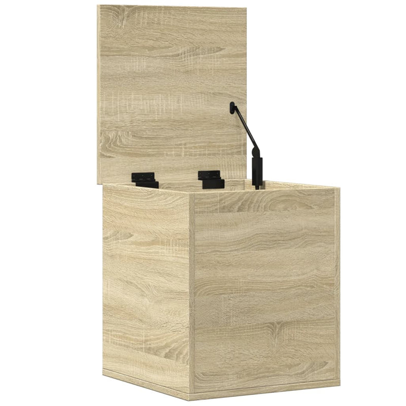 vidaXL sonoma tölgy színű szerelt fa tárolóláda 40x42x46 cm