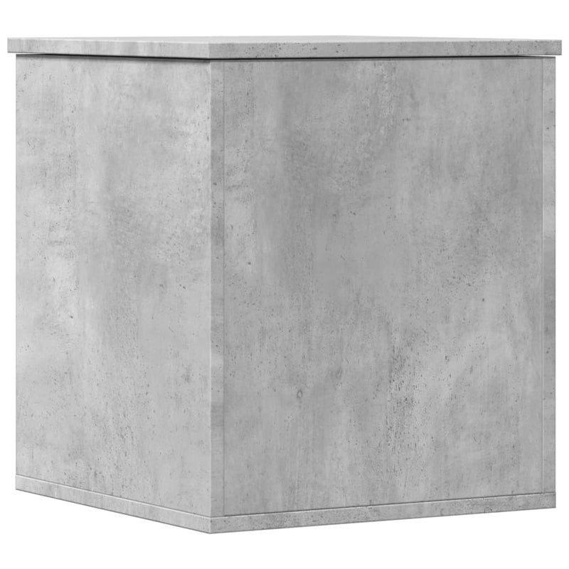 vidaXL betonszürke szerelt fa tárolóláda 40x42x46 cm