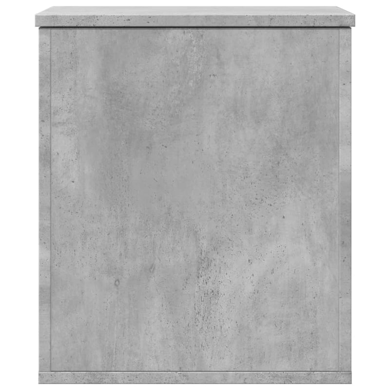 vidaXL betonszürke szerelt fa tárolóláda 40x42x46 cm