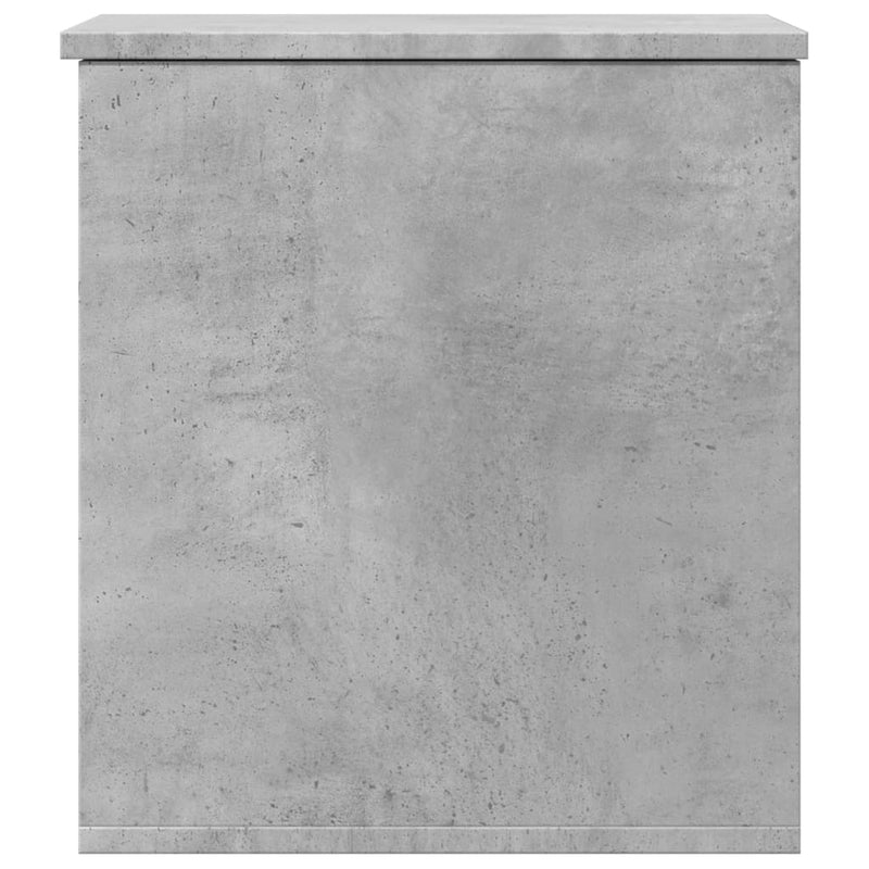 vidaXL betonszürke szerelt fa tárolóláda 40x42x46 cm