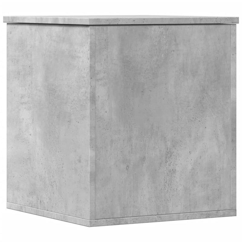 vidaXL betonszürke szerelt fa tárolóláda 40x42x46 cm
