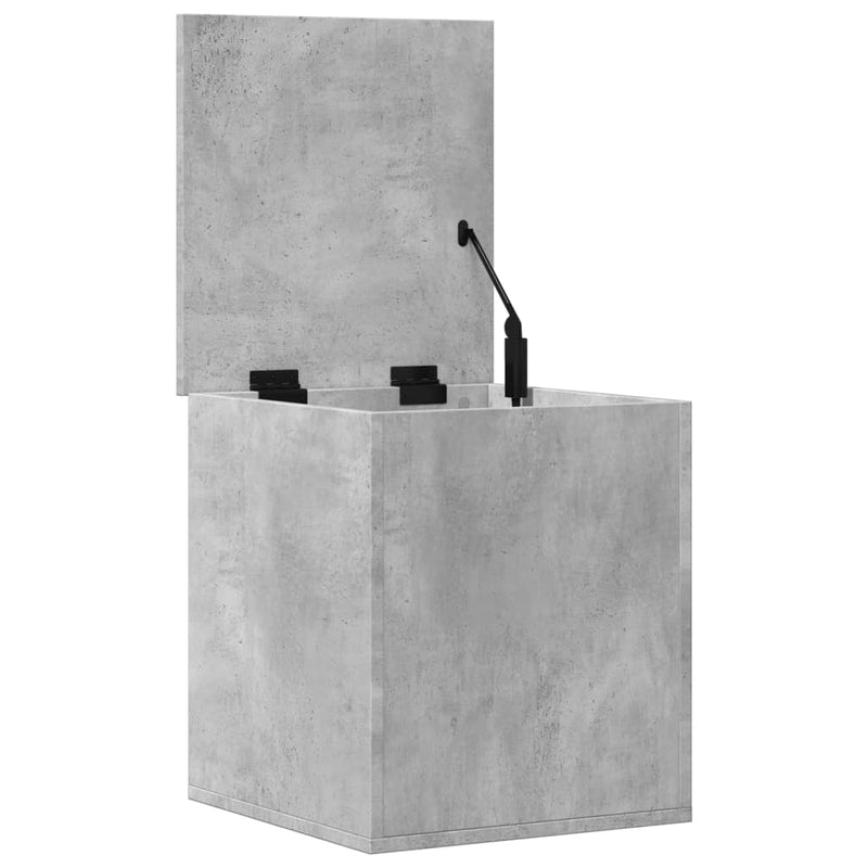 vidaXL betonszürke szerelt fa tárolóláda 40x42x46 cm