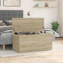 vidaXL sonoma tölgy színű szerelt fa tárolóláda 100x42x46 cm