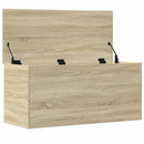 vidaXL sonoma tölgy színű szerelt fa tárolóláda 100x42x46 cm