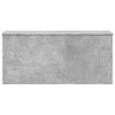 vidaXL betonszürke szerelt fa tárolóláda 100x42x46 cm