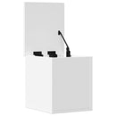 vidaXL fehér szerelt fa tárolóláda 30 x 35 x 35 cm