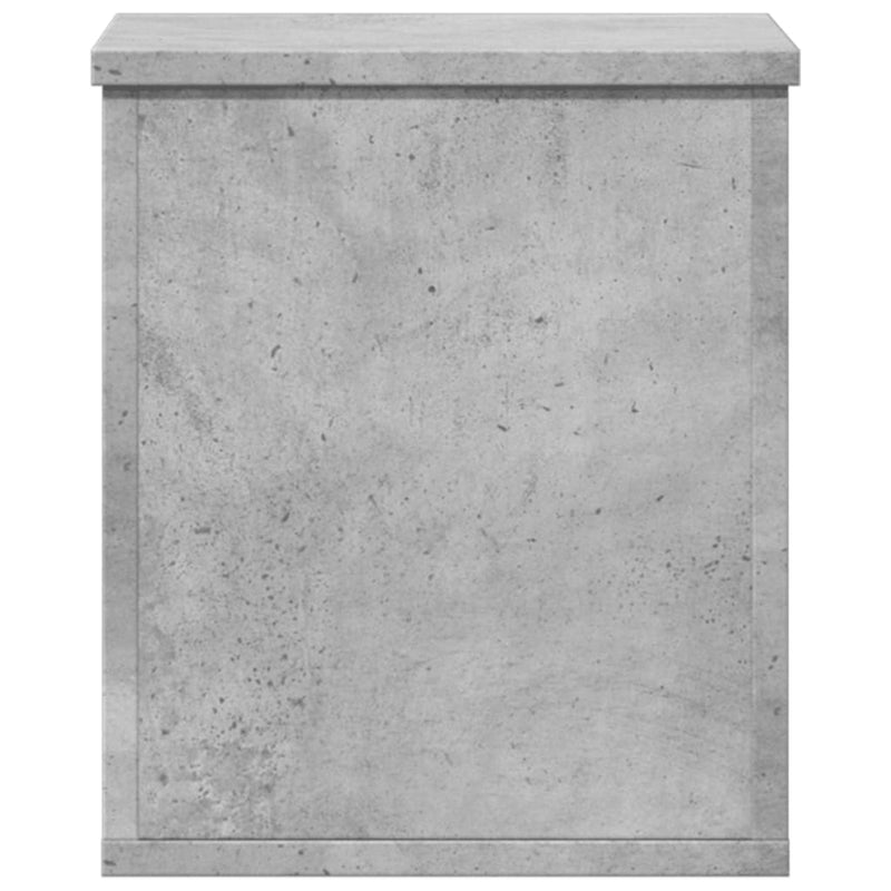 vidaXL betonszürke szerelt fa tárolóláda 30 x 35 x 35 cm